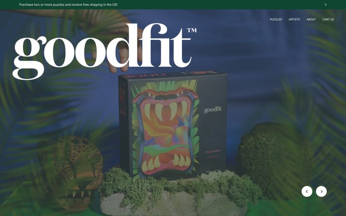 Goodfit website preview
