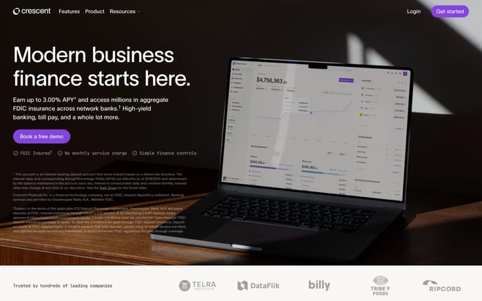 Crescent website preview
