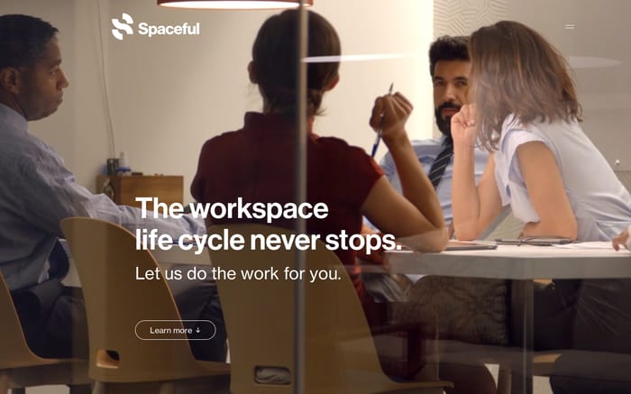 Spaceful  website preview