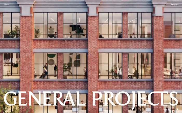 General Projects website preview