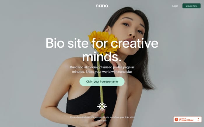 Nano site website preview