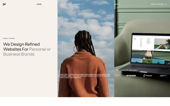 Fable Tribe website preview