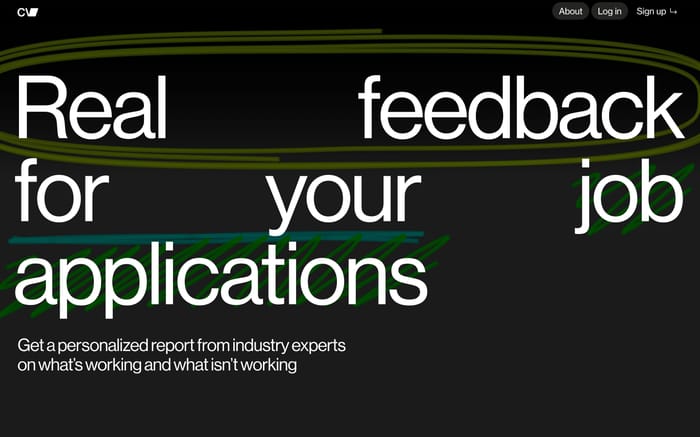 Superhi CV website preview