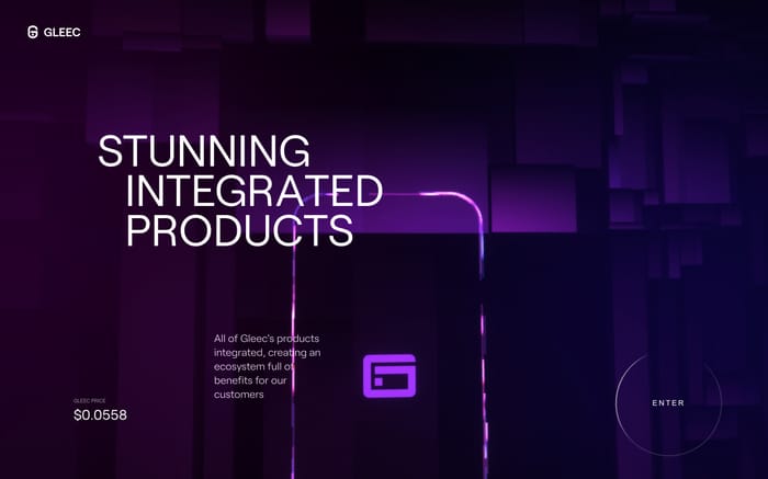 Gleec website preview