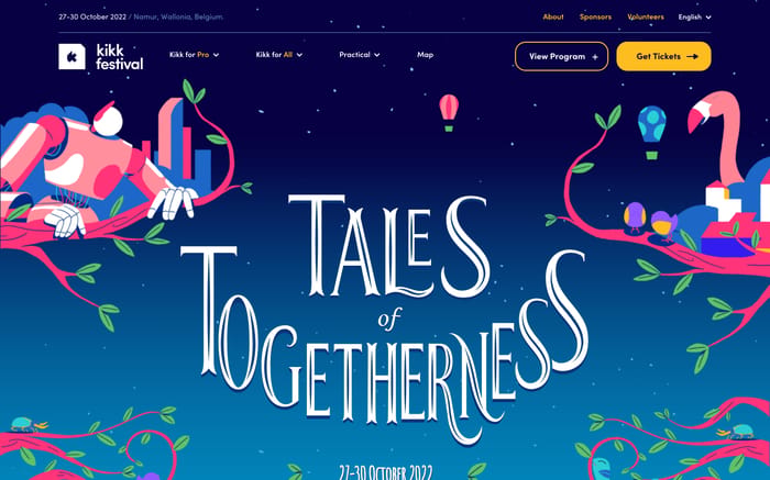 Kikk 2022 website preview