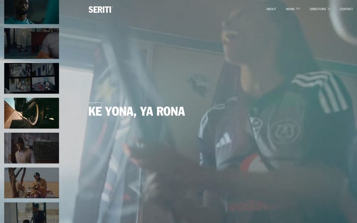 Seriti website preview