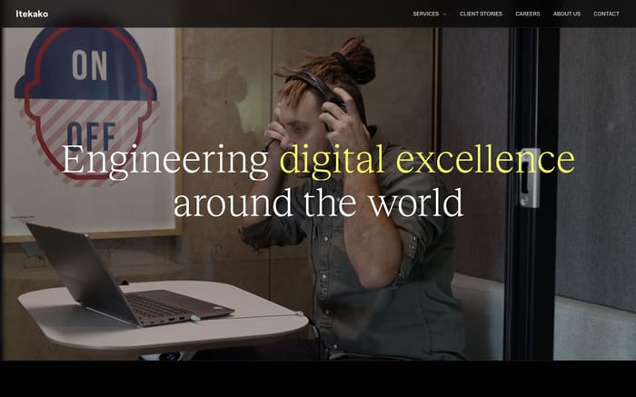 Itekako website preview