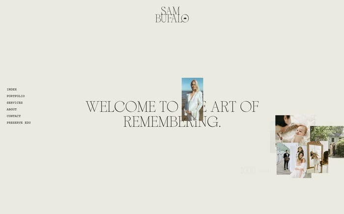 Sam Bufalo website preview