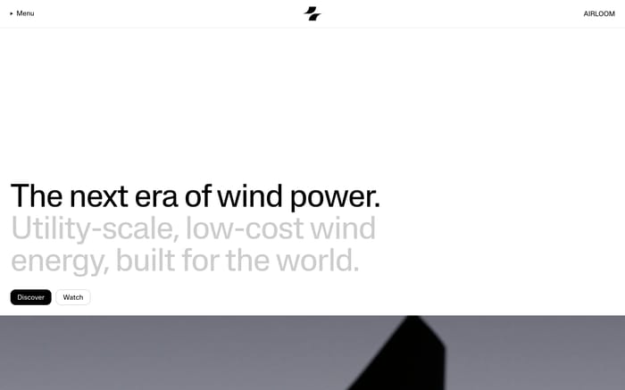 Airloom website preview