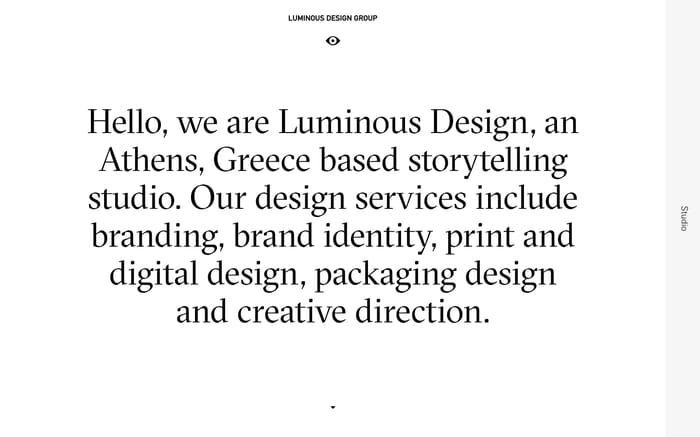 Luminous Design website preview