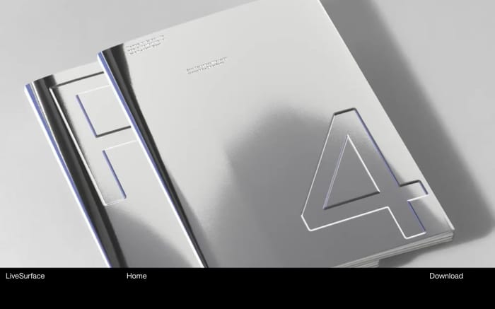 LiveSurface website preview