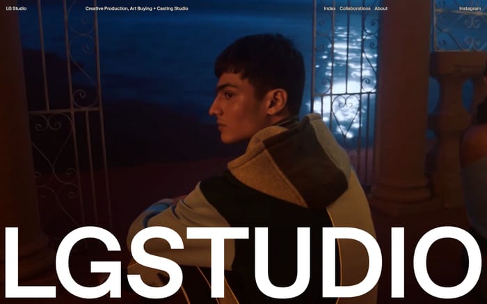 LG Studio website preview