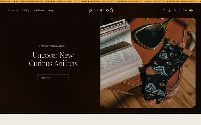 Ectogasm website preview