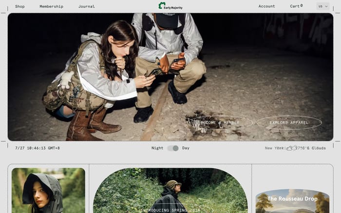 Early Majority website preview