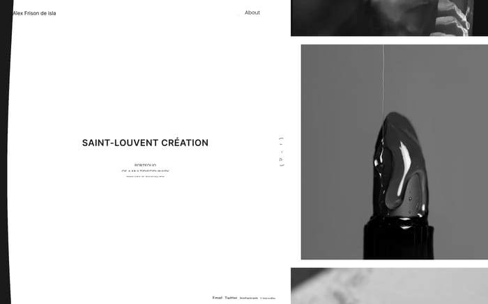 Alex Frison de Isla website preview