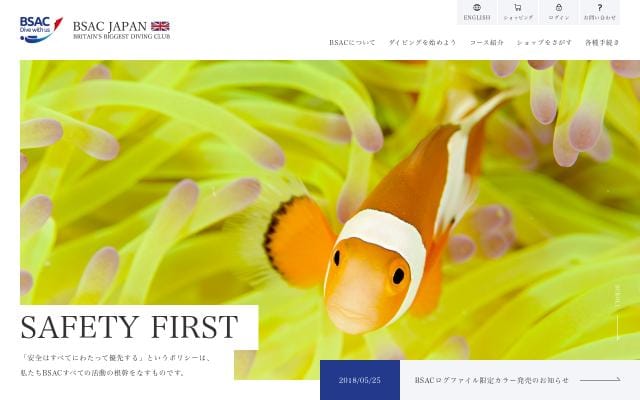 Bsac website preview