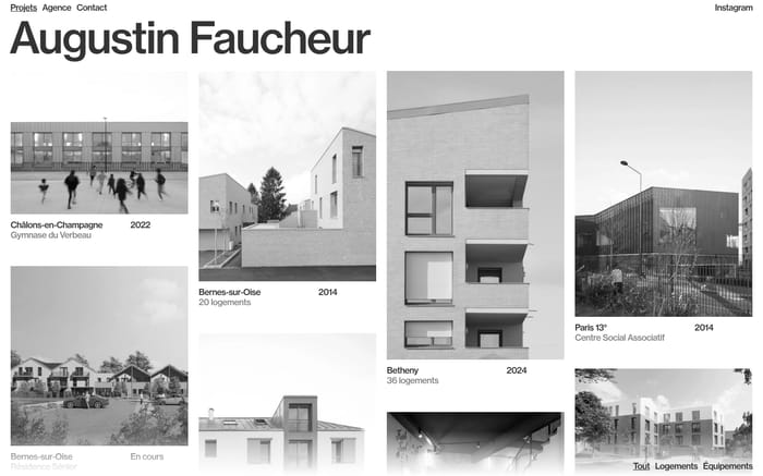 Augustin Faucheur website preview