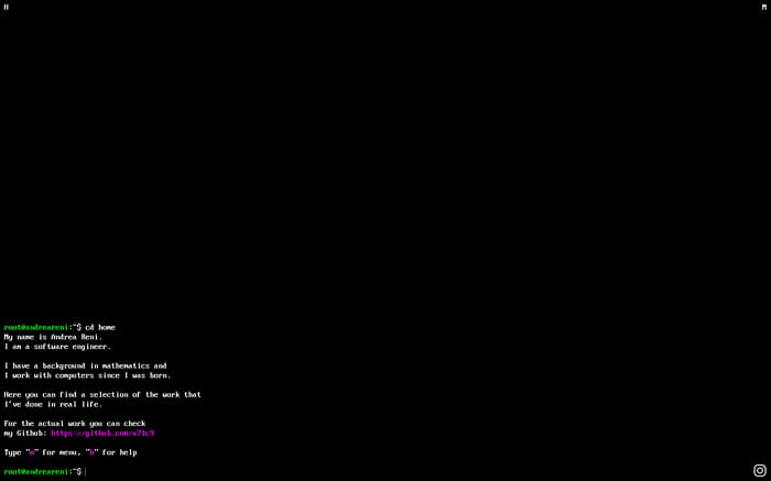 Andreareni website preview