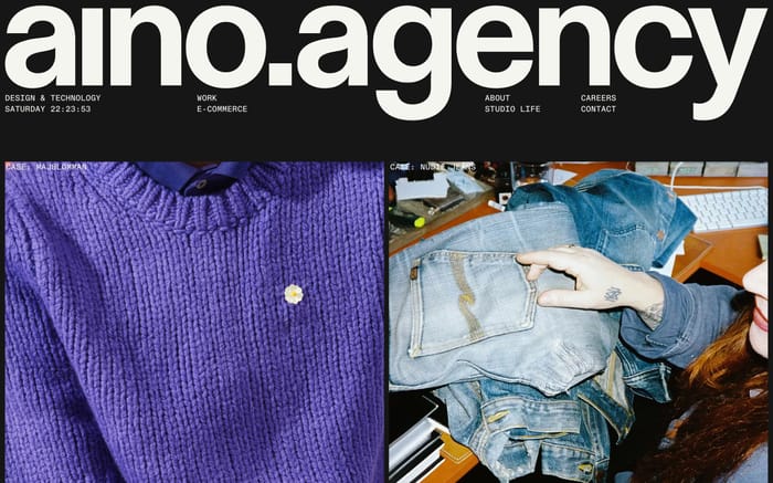 Aino website preview
