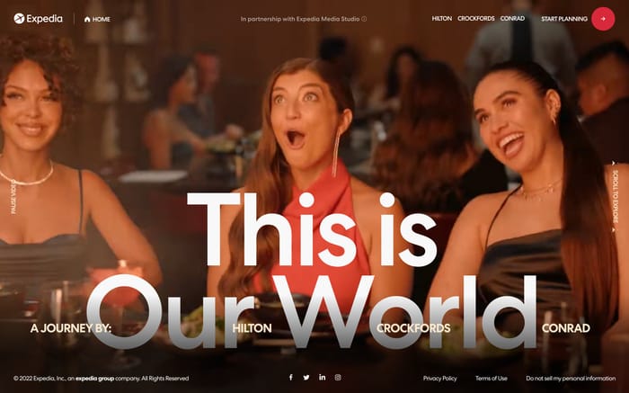 Experience Resorts World Las Vegas website preview