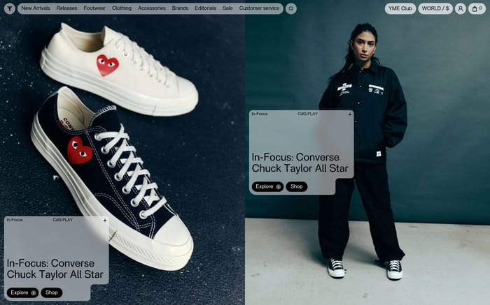 YME Universe website preview