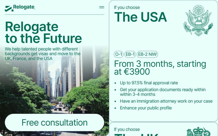 Relogate website preview