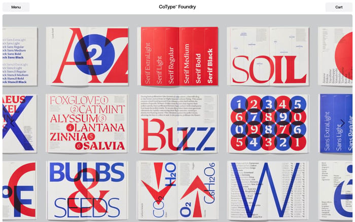 CoType Foundry website preview