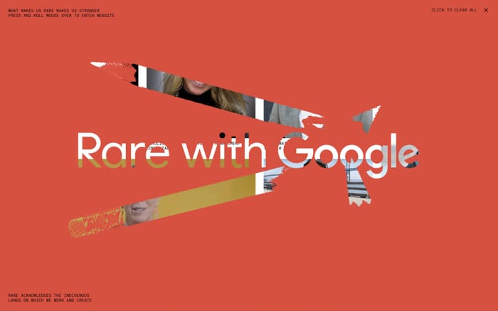 Rare with Google website preview