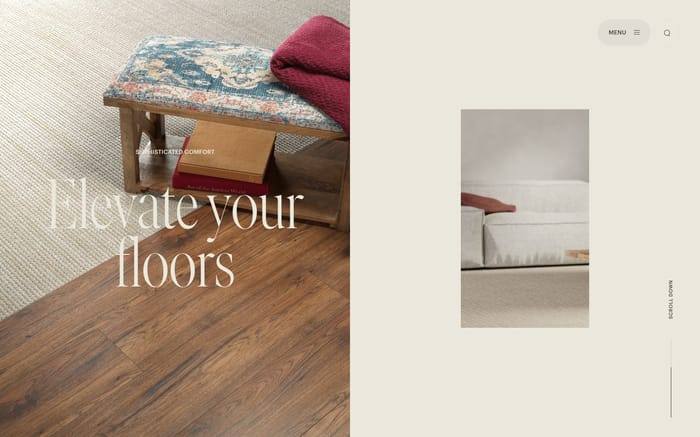 Engineered Floors website preview