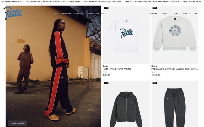Patta website preview