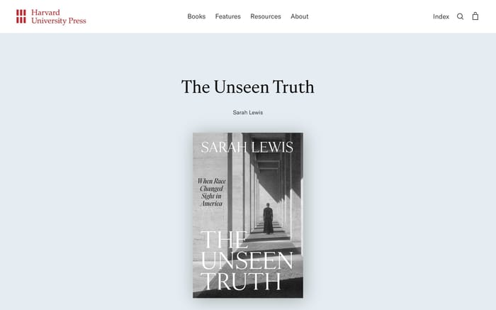 Harvard University Press website preview