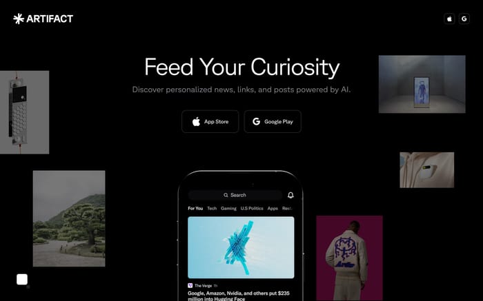 Artifact website preview