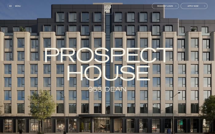 Prospect House website preview