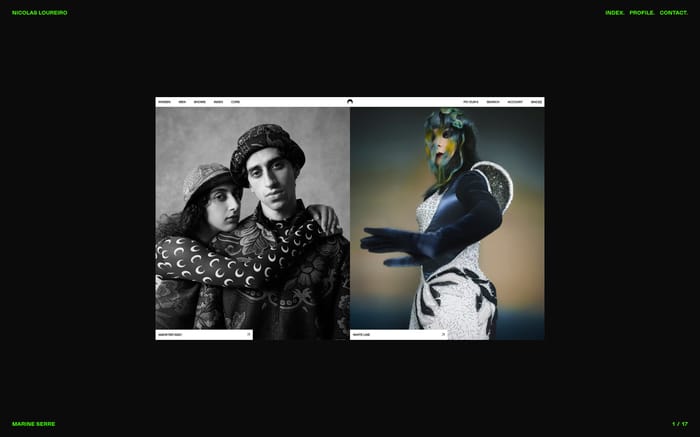 Nicolas Loureiro website preview