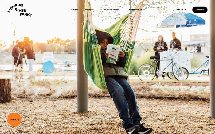 Memphis River Parks Partnership website preview