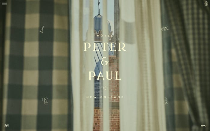 Hotel Peter & Paul website preview