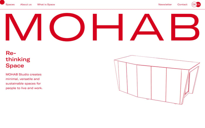 MOHAB website preview