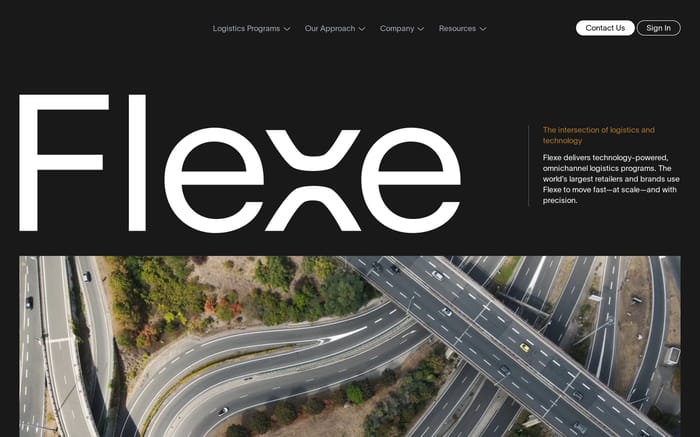 Flexe website preview