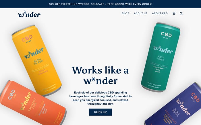 W*nder website preview
