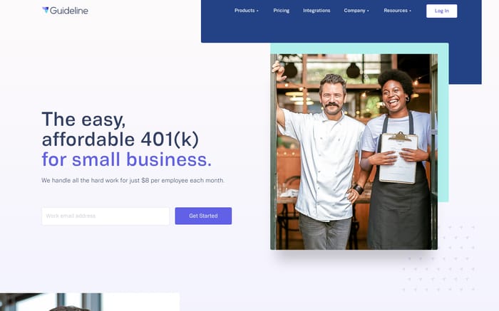 Guideline website preview