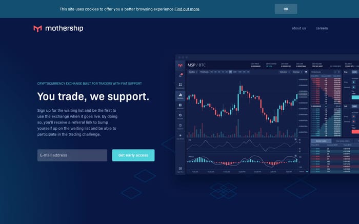Mothership website preview