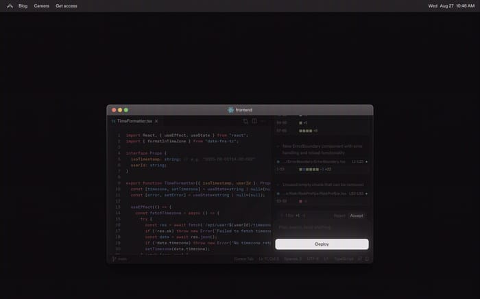 Antimetal website preview