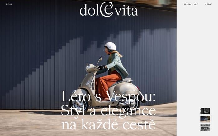 Dolce Vita website preview
