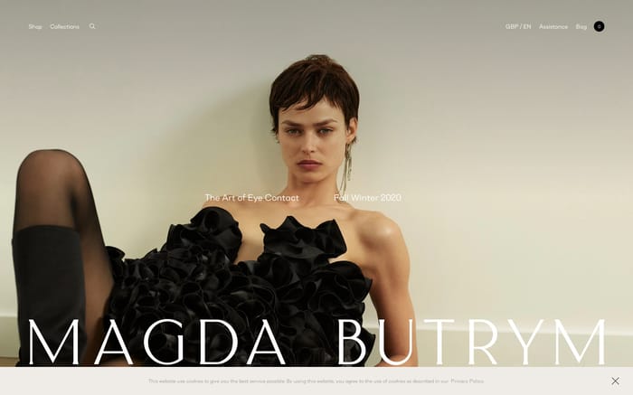  Magda Butrym website preview