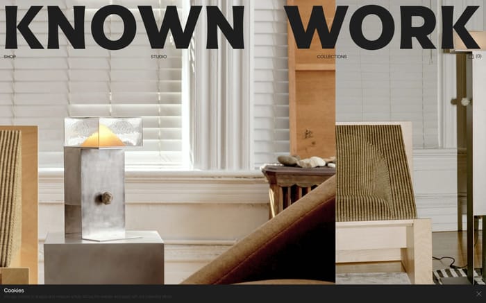 Known Work website preview