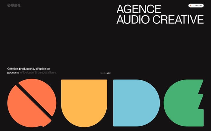 Qude website preview