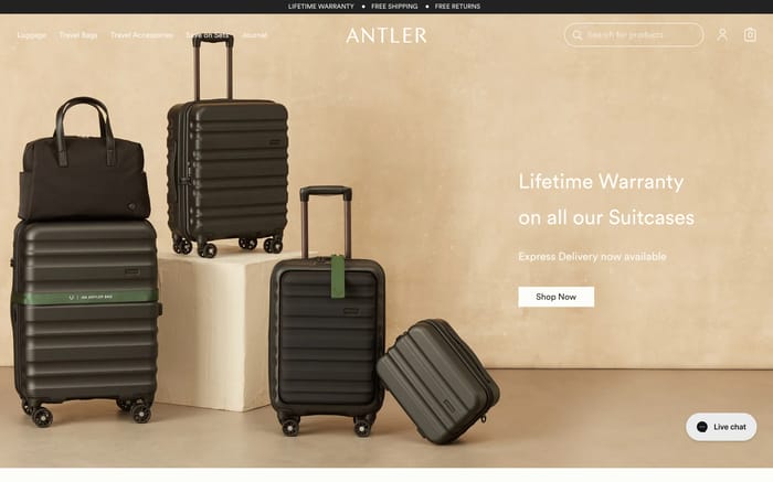 Antler website preview