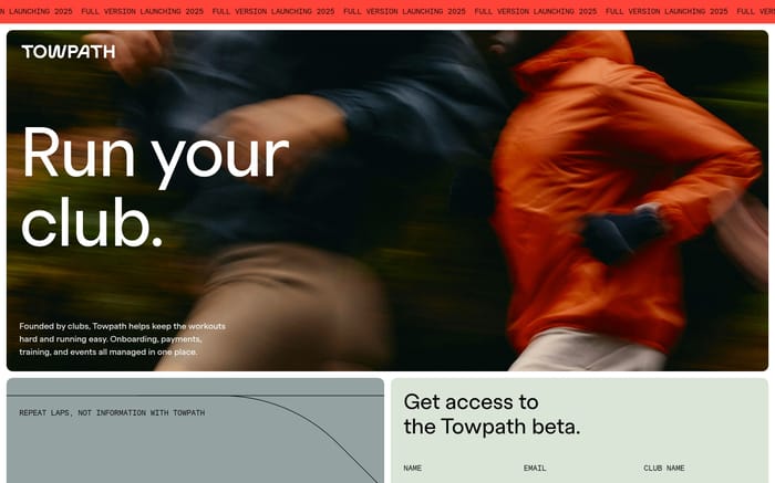 Towpath website preview