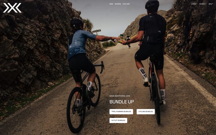 X-Bionic website preview