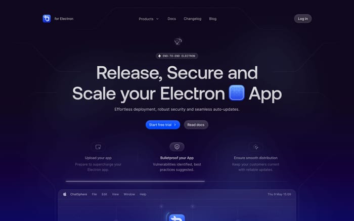 ToDesktop website preview
